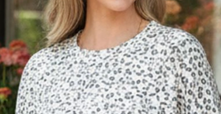 Snow Leopard Sweatshirt CREAM
