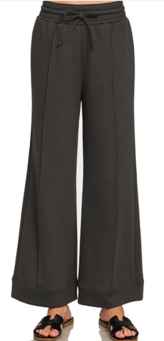 Comfort Club Wide Leg 28.5" BLACK