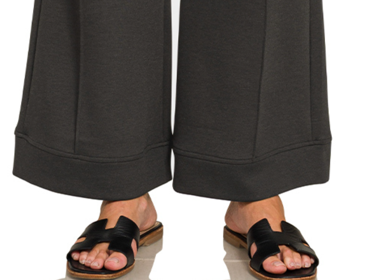 Comfort Club Wide Leg 28.5" BLACK