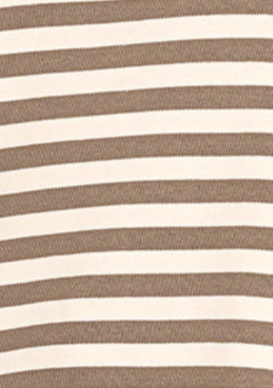 Stripe Society Luxe Sweatshirt COCOA