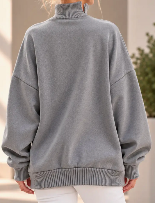 Silver Lining Mock Neck