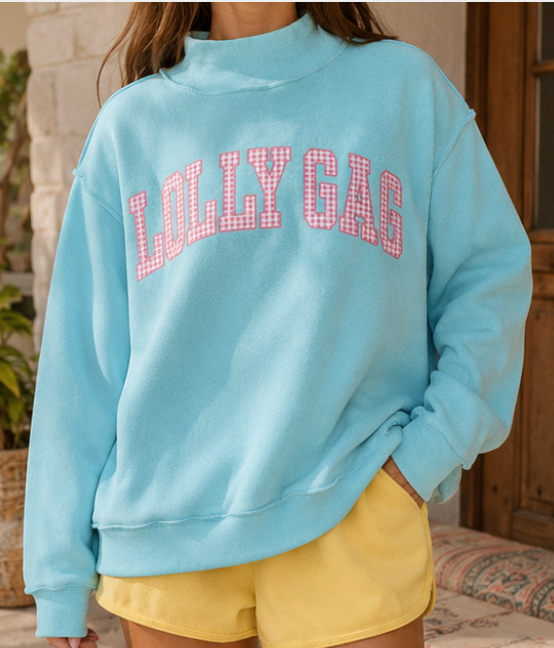 Double Trouble Reversible Pullover TEAL