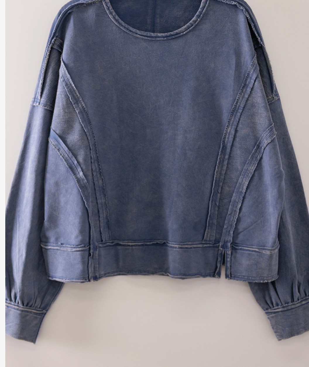 Vintage Soul Washed Pullover DENIM