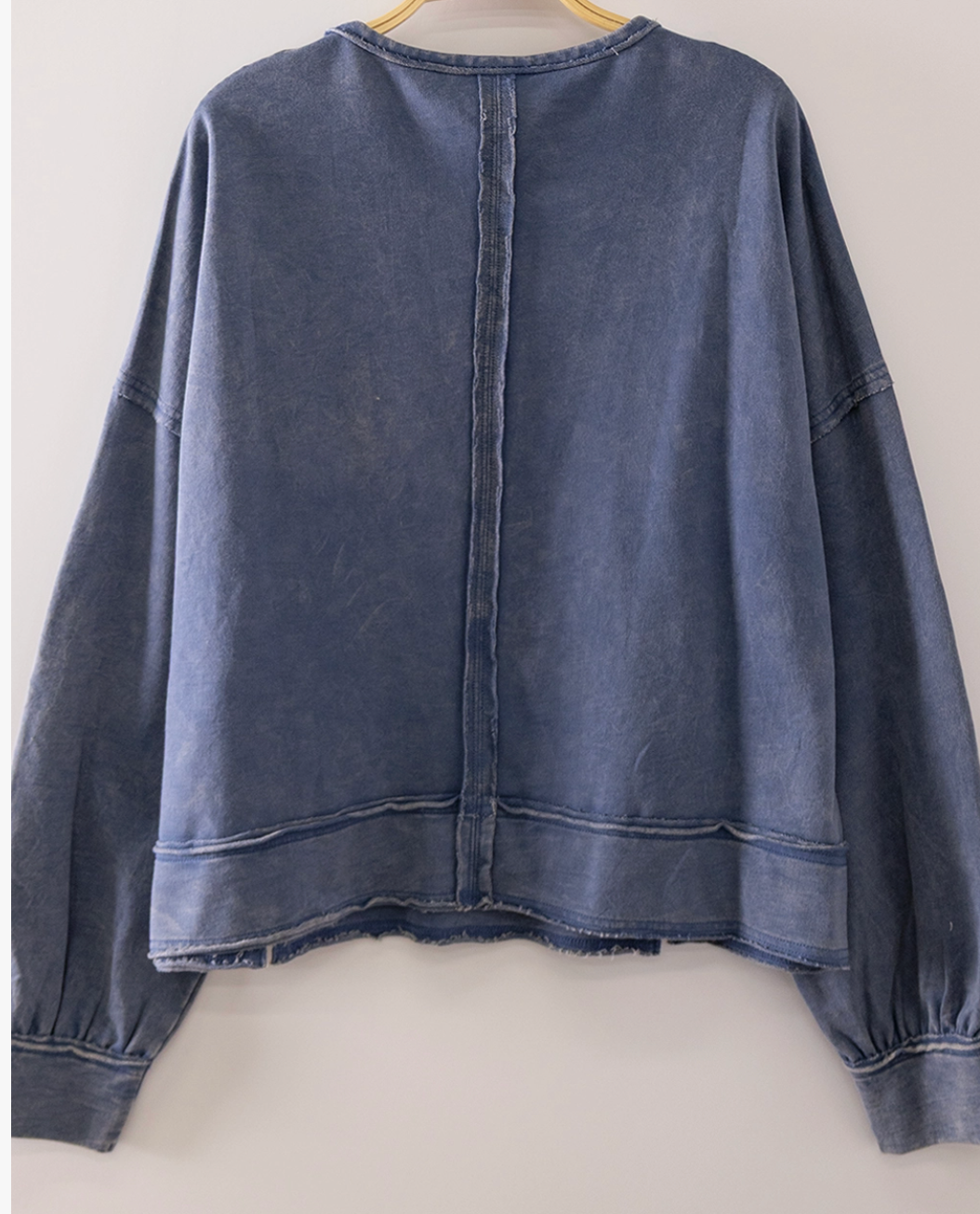 Vintage Soul Washed Pullover DENIM