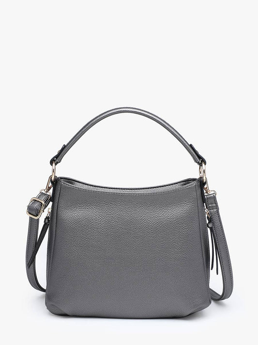 Amar Satchel w/ Dual Side Pockets Gunmetal