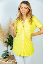 Load image into Gallery viewer, Sally Short Sleeve Knit YELLOW
