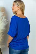 Load image into Gallery viewer, PS Charlette 1/2 Sleeve Solid ROYAL
