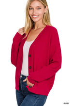 Load image into Gallery viewer, Viscose Sweater Cardigan RUBY
