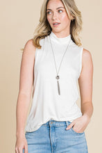 Load image into Gallery viewer, Mock Neck Tank IVORY
