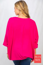 Load image into Gallery viewer, PS Solid Ribbed Knit FUCHSIA
