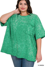 Load image into Gallery viewer, PS Acid Wash Oversized Boyfriend K GREEN

