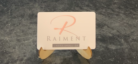 Raiment Gift Card