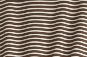 Long Sleeve Drawstring Stripe TAUPE