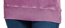 Load image into Gallery viewer, French Terry Pullover With Pockets PLUM
