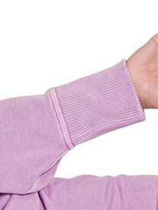 French Terry Pullover Pockets LAVENDER